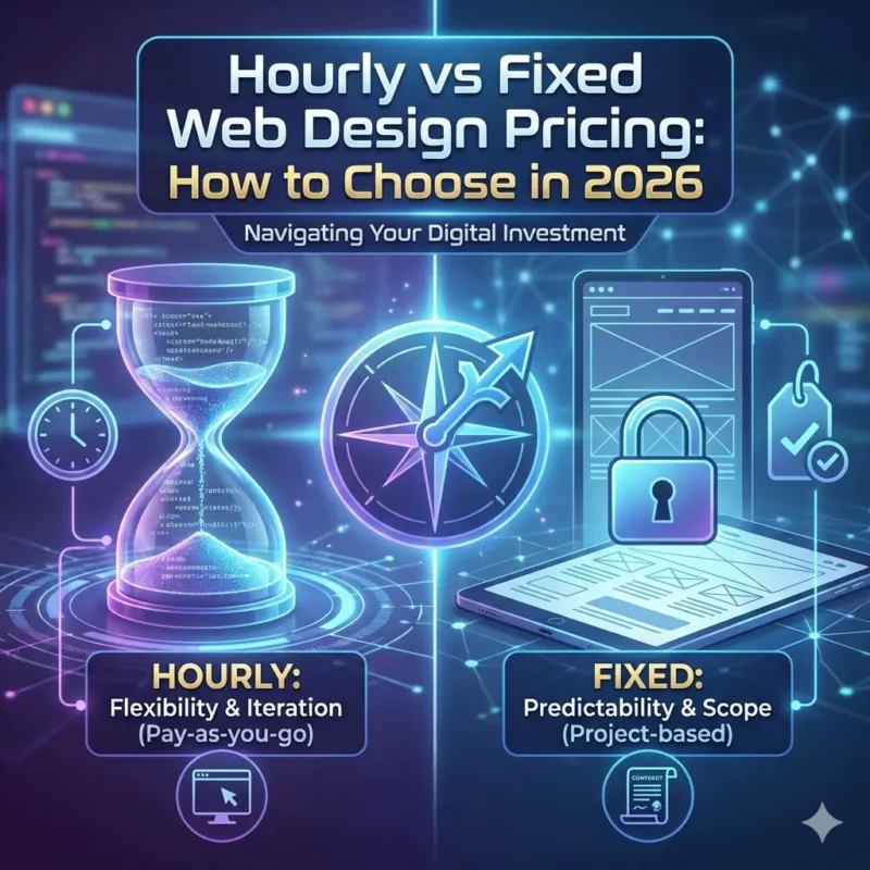 Hourly vs Fixed Web Design Pricing: How to Choose in 2026 cover image