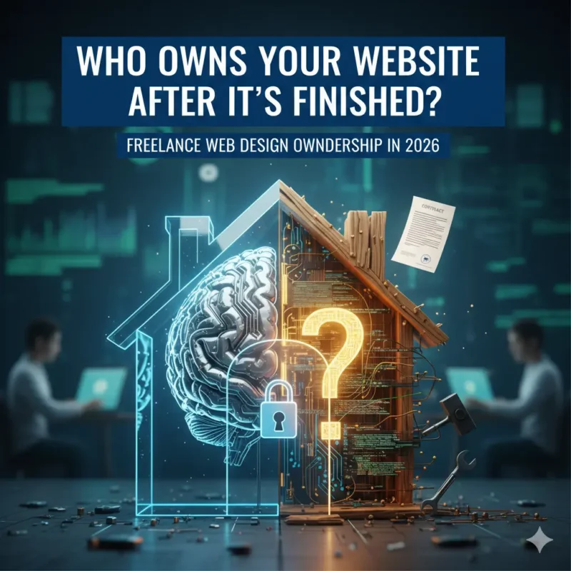 Who owns your website 2026 freelance web design cover