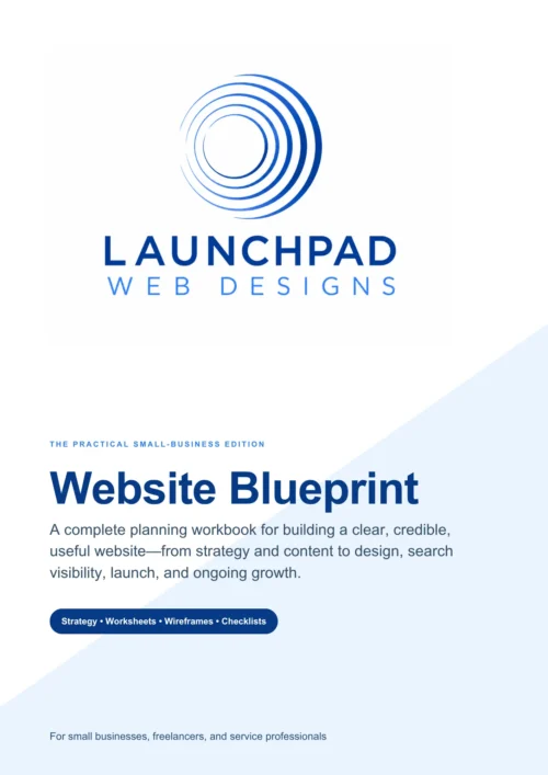 Website Blueprint for Small Businesses | Digital Download