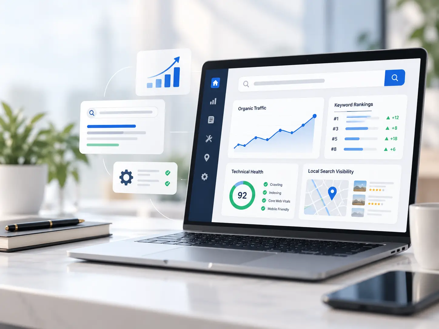 launchpad seo strategy dashboard